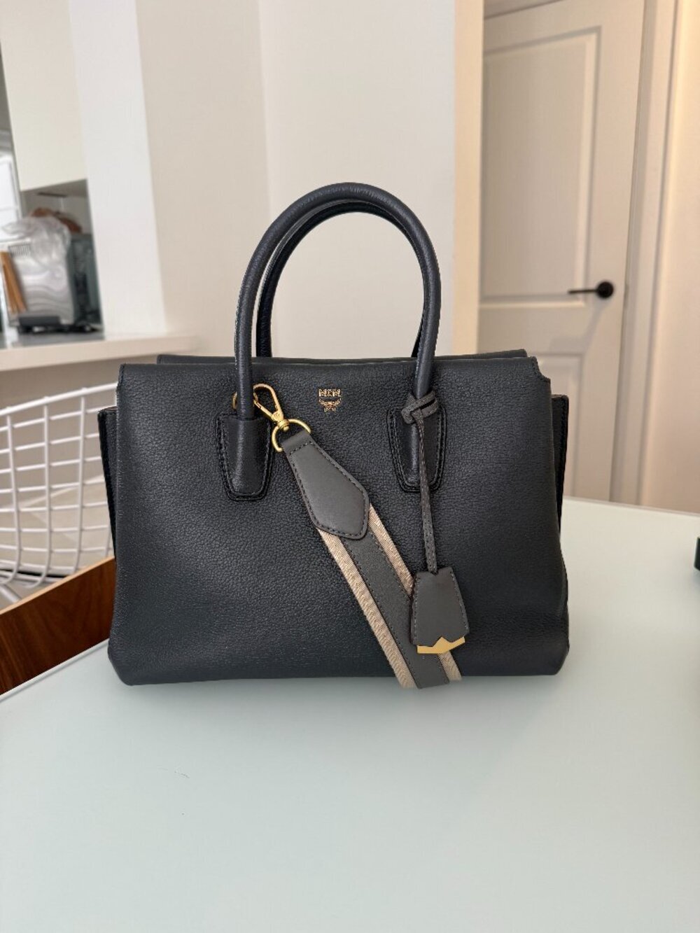 MINT condition - MCM Milla Phantom Grey Medium